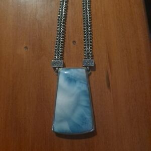 Marahlago Larimar Sterling Silver Hanna Necklace